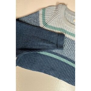Aeropostale Sweater‎ Long Sleeve Blue With Stripes Size XL